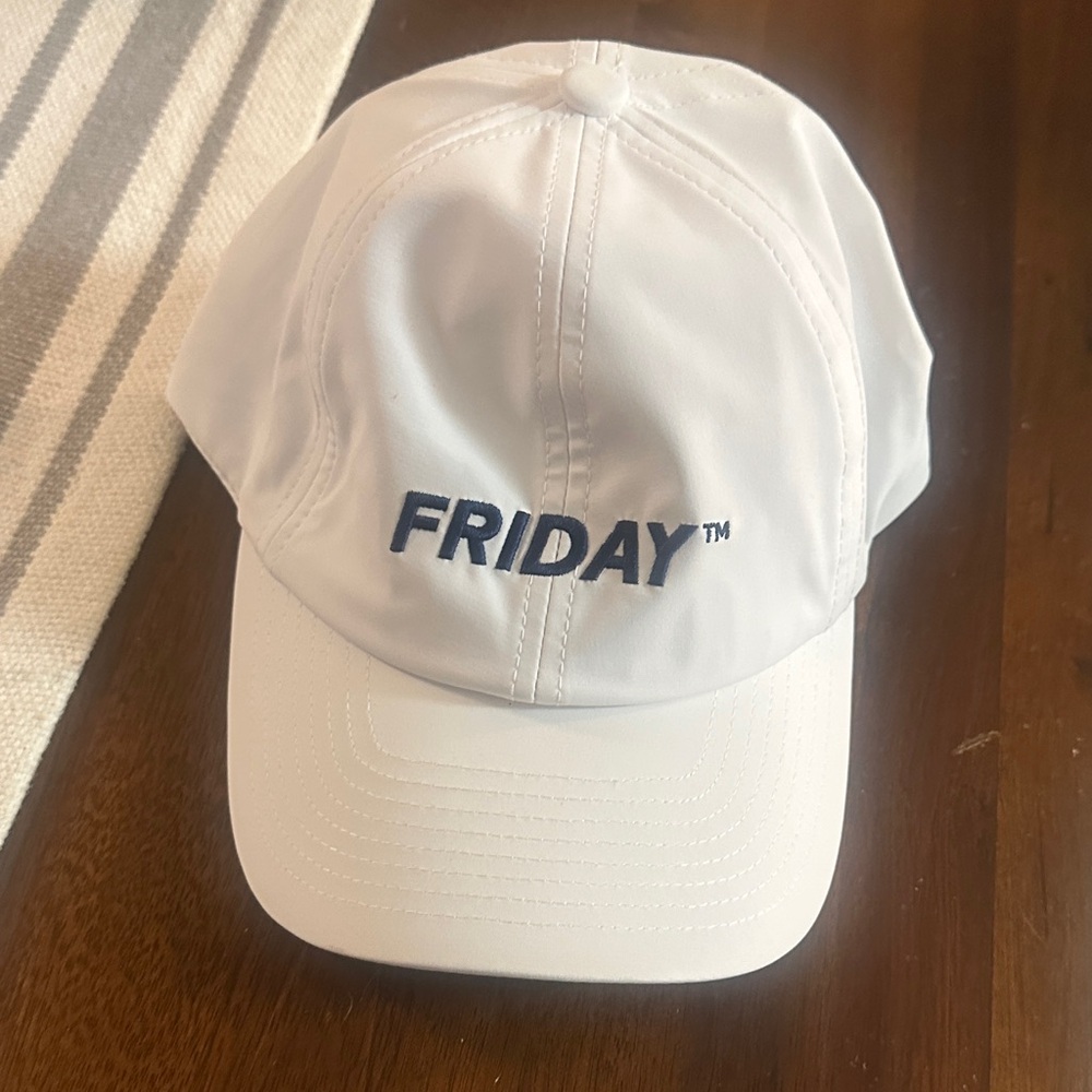 Minimalist Weekend Cap with 'FRIDAY' Detail
